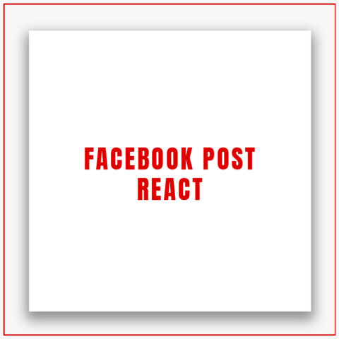 Facebook Post React