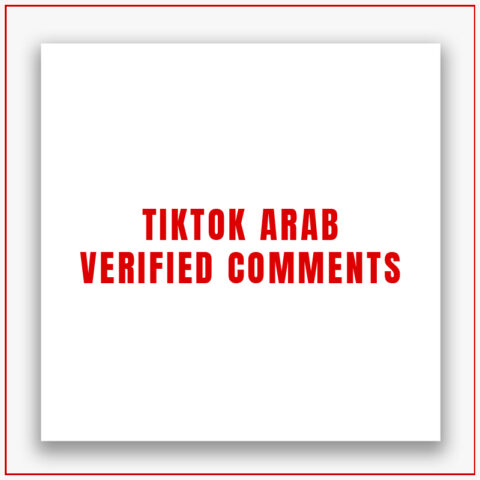 TikTok Arab Verified Comments