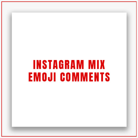 Instagram Mix Emoji Comments