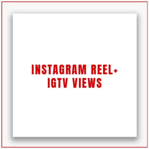 Instagram Reel + IGTV Views
