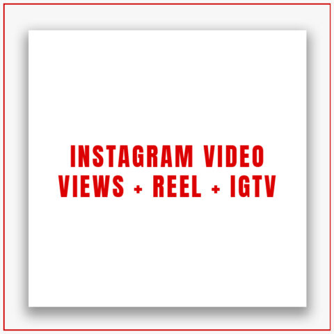 Instagram Video Views + Reel + IGTV