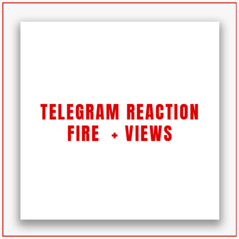 Telegram Reaction Fire  + Views