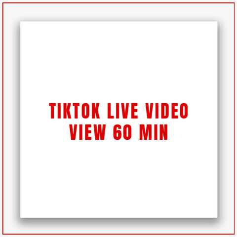 TikTok Live Video View 60 Min